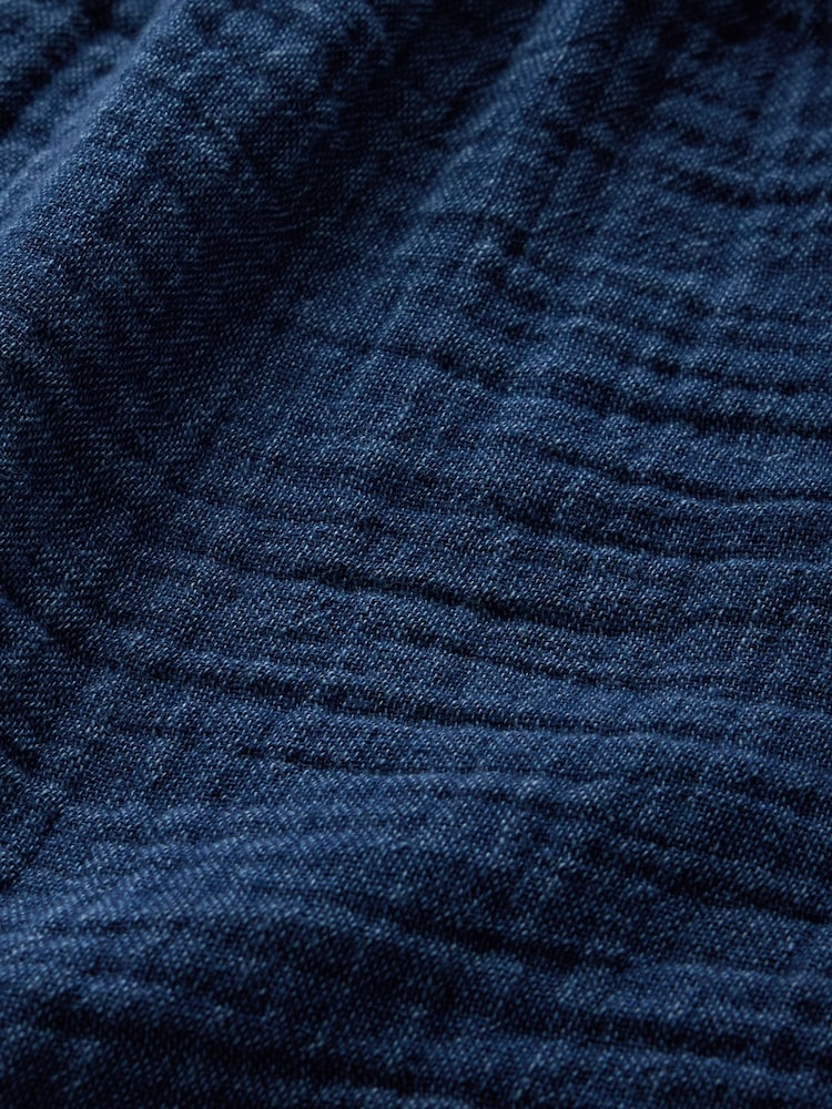 Azul - Pantalones cortos sin cierres en tejido arrugado de de gasa de Gap (4-13 años) - Imagen 5 de 5