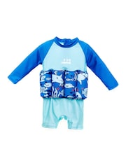Soliswim Blue Float Swimsuit - Imagen 1 de 5