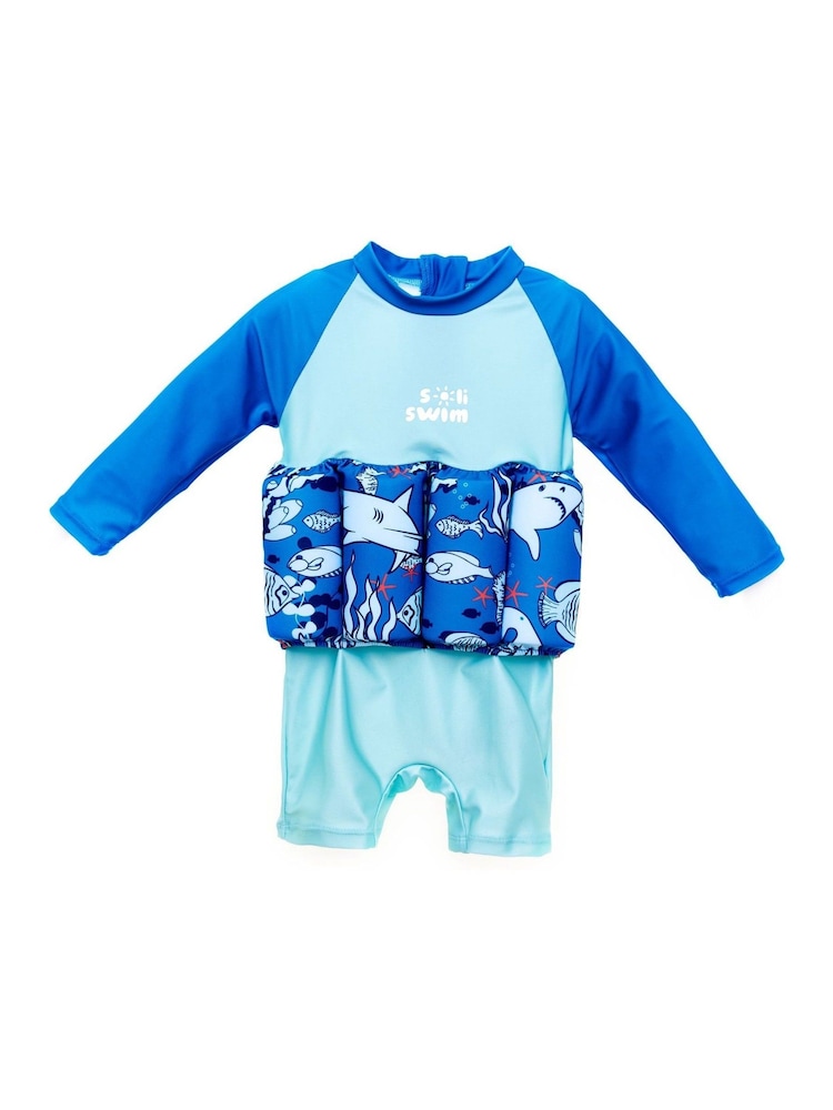 Soliswim Blue Float Swimsuit - Imagen 1 de 5