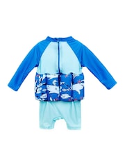 Soliswim Blue Float Swimsuit - Imagen 2 de 5