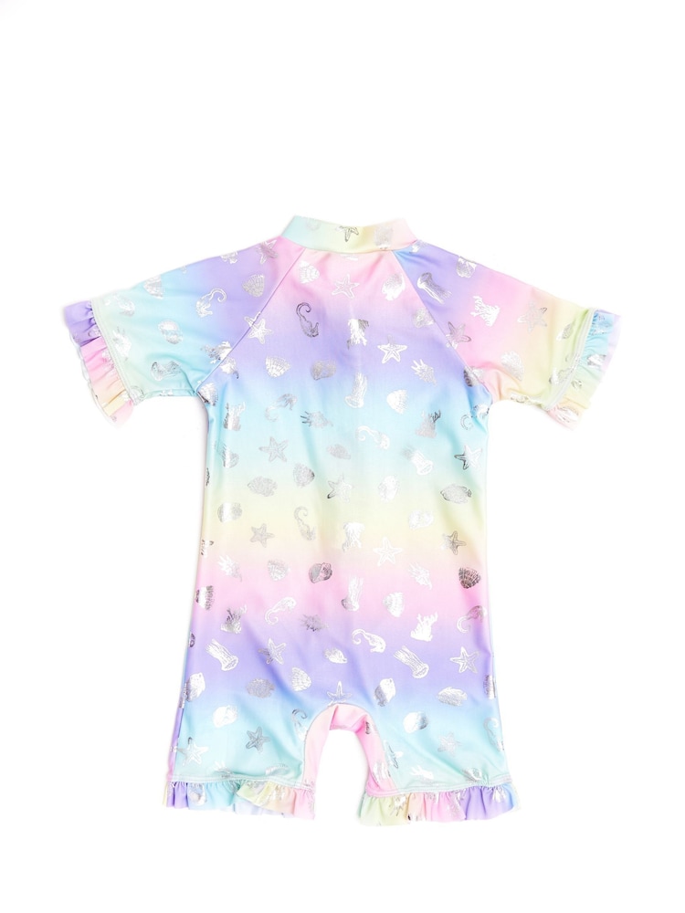 Soliswim Blue Rash Guard Dress - Imagen 2 de 4