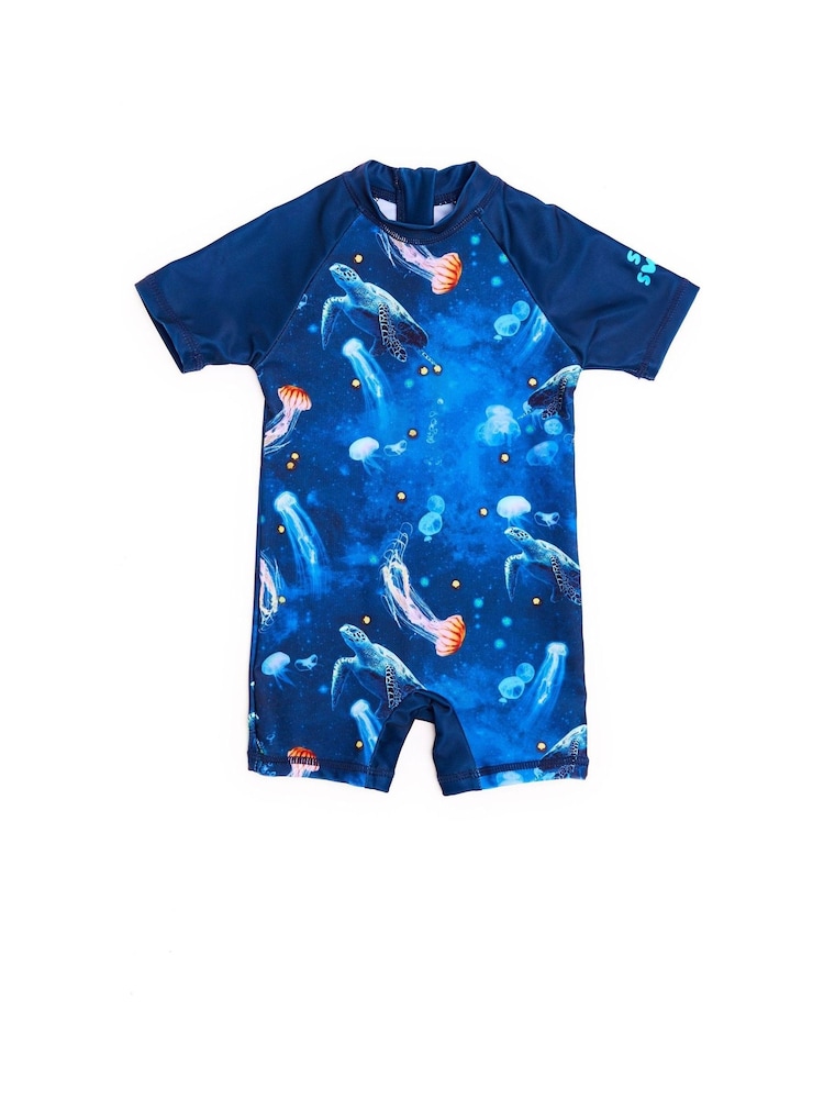 Soliswim Blue Beach Shorts - Image 1 of 5