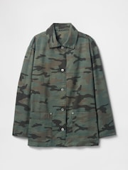 Gap Green Camo Chore Jacket - Image 5 of 5
