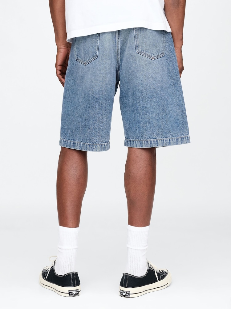 Gap Blue 90s Loose Denim Shorts - Image 2 of 6