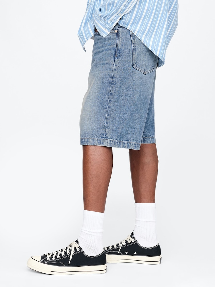 Blauw - Gap 90s ruime denim shorts - Image 3 of 6