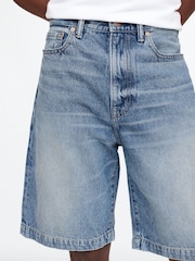 Gap Blue 90s Loose Denim Shorts - Image 5 of 6