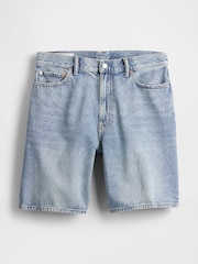 Голубой - Gap 90s Loose Denim Shorts - Изображение 7 из 7