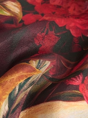 Kew Collection Pink/Purple Floral Print Long Sleeve Button Down Shirt - Image 2 of 3