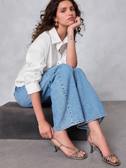 White Oversized Long Sleeve Boyfriend Shirt - Image 2 of 9