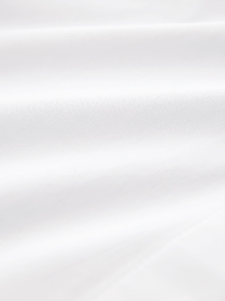 White Oversized Long Sleeve Boyfriend Shirt - Image 9 of 9