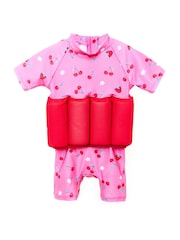 Soliswim Pink Float Swimsuit - Image 1 of 5
