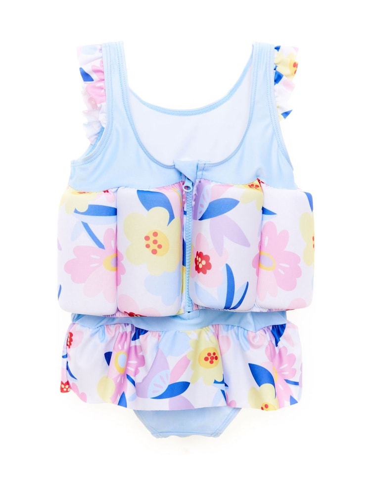 Blue Flower Float Swimsuit - Bild 2 von 4
