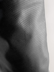 Black Forever Comfort® Point Toe Heel Slouch Knee High Boots - Image 13 of 13