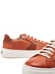 Moda in Pelle Shoon Ely Side Zip Mid Slab Sole Trainers - Image 4 of 4