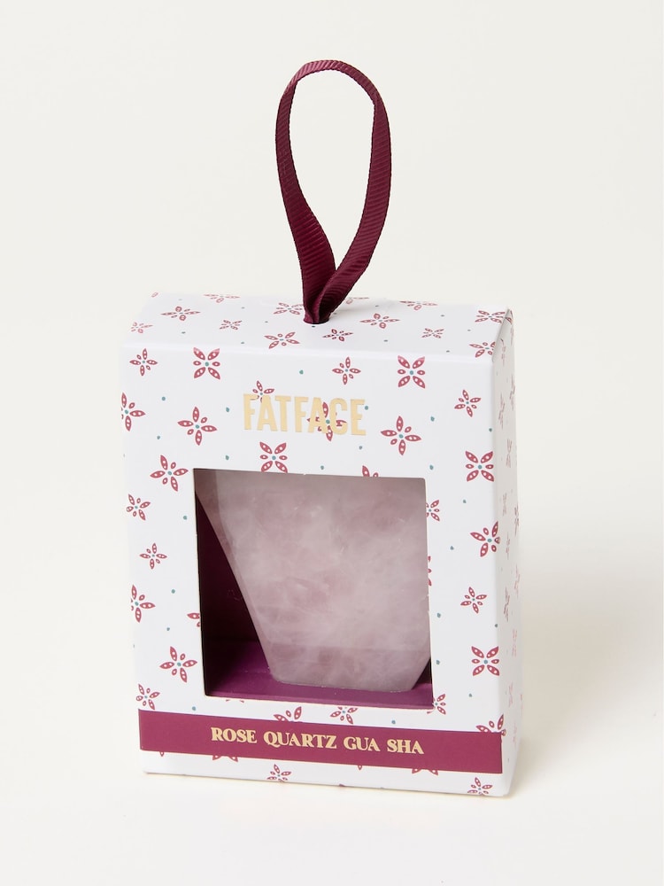FatFace Pink Rose Quartz Gua Sha - Image 1 of 2 FatFace Pink Rose Quartz Gua Sha - Image 1 of 2