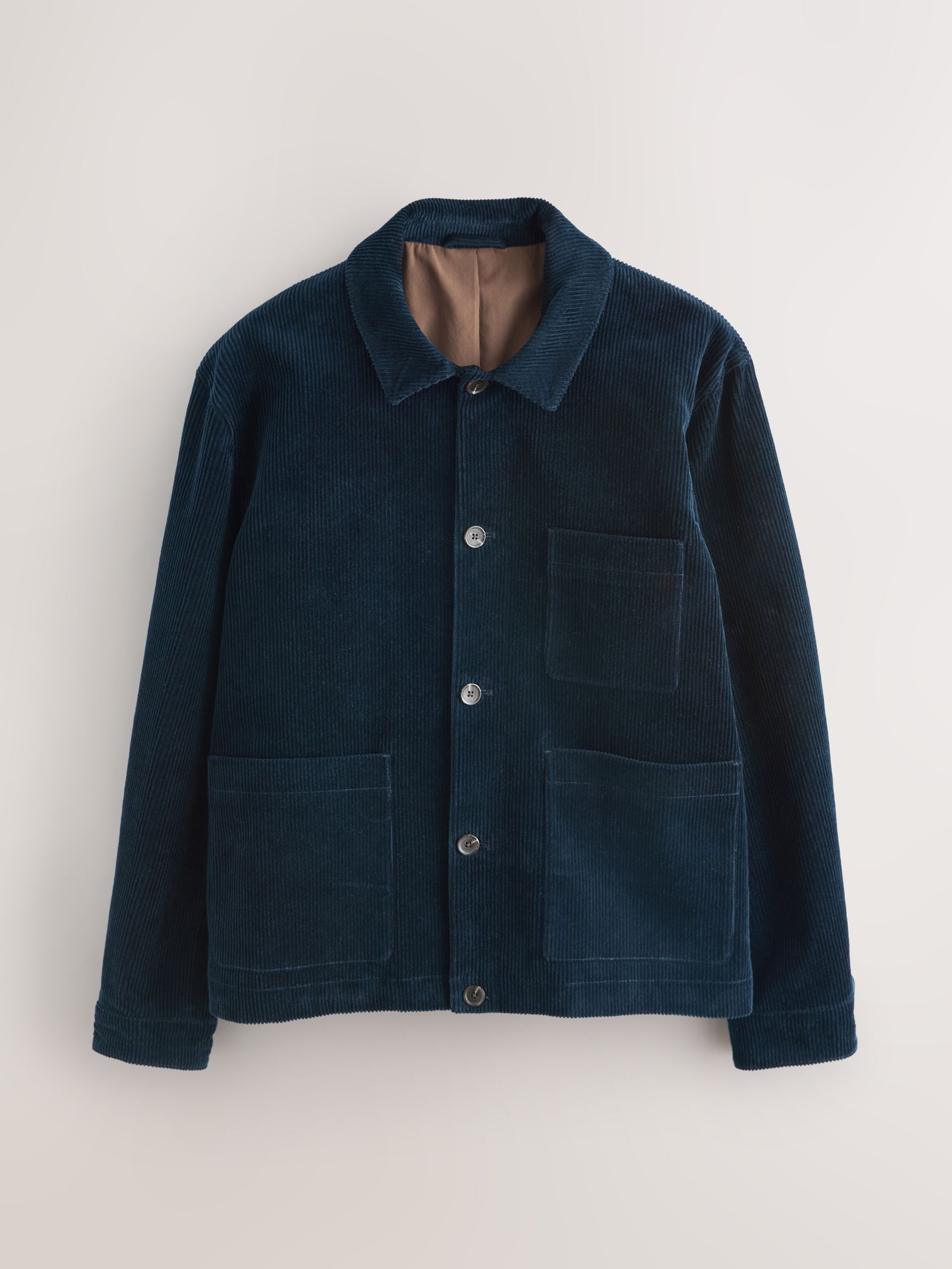 Buy Navy Smart Rich Cord Chore Jacket from Next USA