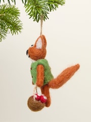 FatFace Red Woodland Squirrel Felt Decoration - Image 2 of 2