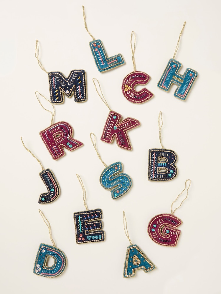 FatFace Multi Alphabet Beaded Decoration - Image 1 of 3 FatFace Multi Alphabet Beaded Decoration - Image 1 of 3