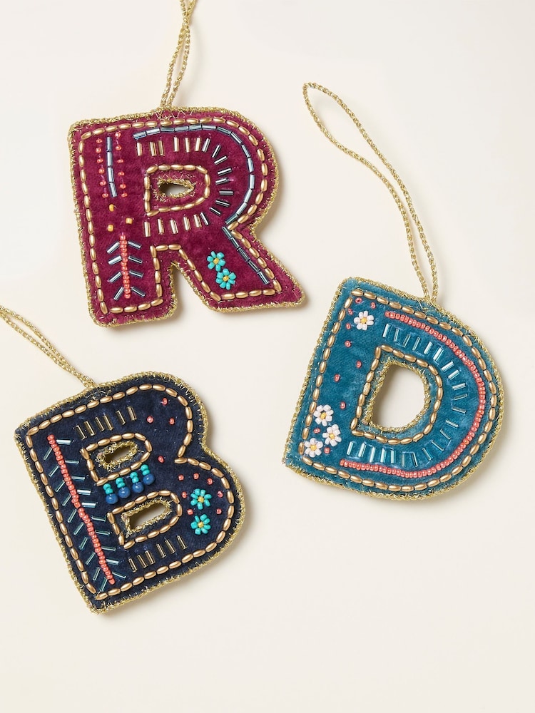 FatFace Multi Alphabet Beaded Decoration - Image 3 of 3 FatFace Multi Alphabet Beaded Decoration - Image 3 of 3