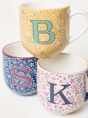 FATFACE Alphabet Caneca floral - Imagem 3 de 3