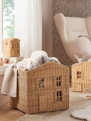 Cuddleco Set of 3 Rattan Country Cottage Storage Baskets - Image 1 of 5