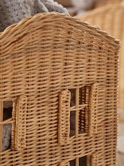 Cuddleco Set of 3 Rattan Country Cottage Storage Baskets - Image 2 of 5