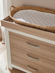 Cuddleco Rattan Musa Rattan Changing Basket & Liner - Image 1 of 5