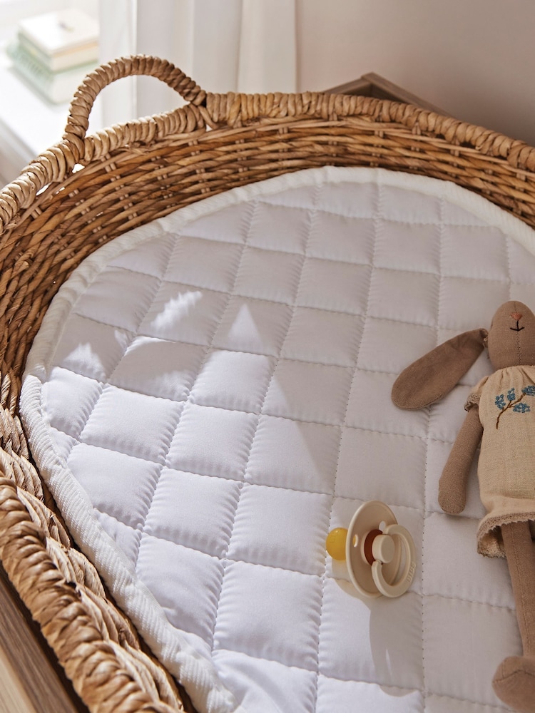 Cuddleco Rattan Musa Rattan Changing Basket & Liner - Image 2 of 5