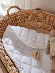 Cuddleco Rattan Musa Rattan Changing Basket & Liner - Image 3 of 5