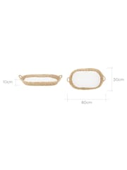 Cuddleco Rattan Musa Rattan Changing Basket & Liner - Image 4 of 5