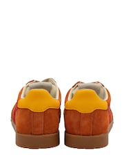 Gola Orange Kids Elan Suede Lace-Up Trainers - Image 3 of 4