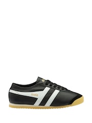 Gola Black Ladies Race Leather Lace-Up Trainers - Image 1 of 4