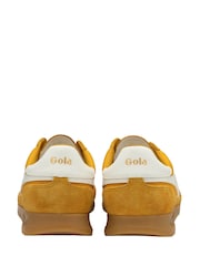 Gola Yellow Ladies Tornado Lace-Up Trainers - Image 3 of 4