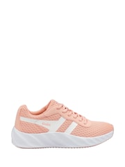 Gola Pink Ladies Draken Mesh Lace-Up Running Trainers - Image 1 of 5
