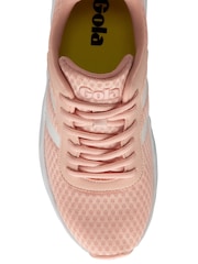 Gola Pink Ladies Draken Mesh Lace-Up Running Trainers - Image 4 of 5