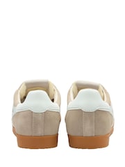 Gola Grey Ladies Elan Suede Lace-Up Trainers - Image 3 of 4