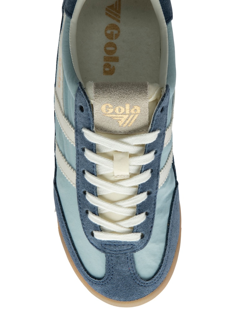 Gola Blue Ladies Firefly Nylon Lace-Up Trainers - Image 4 of 4
