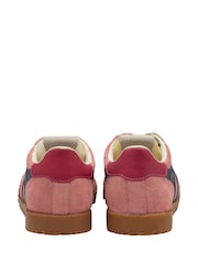 Gola Pink Kids Elan Suede Lace-Up Trainers - Image 3 of 4