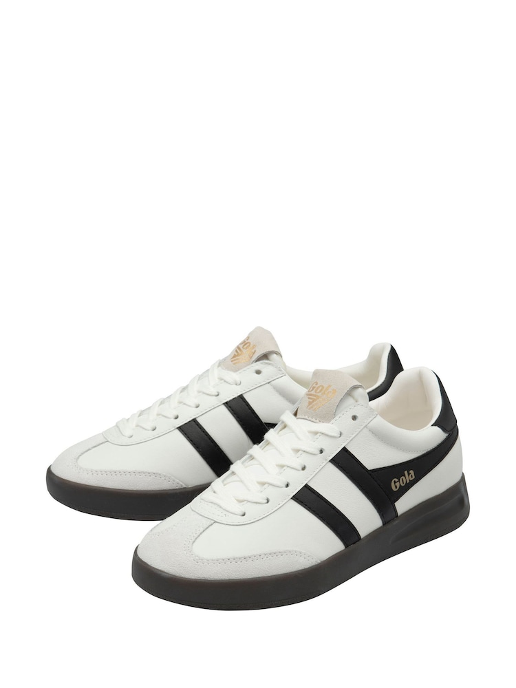 Gola Ladies Cyclone Leather Lace-Up Trainers - Slika 2 iz 4