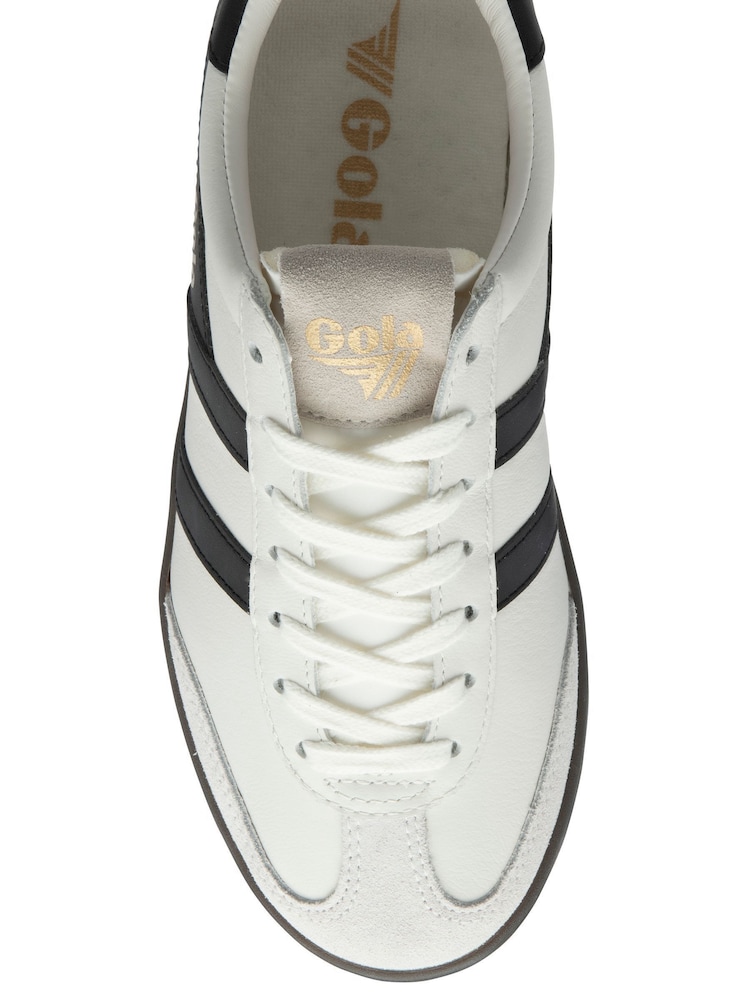 Gola Ladies Cyclone Leather Lace-Up Trainers - Slika 4 iz 4