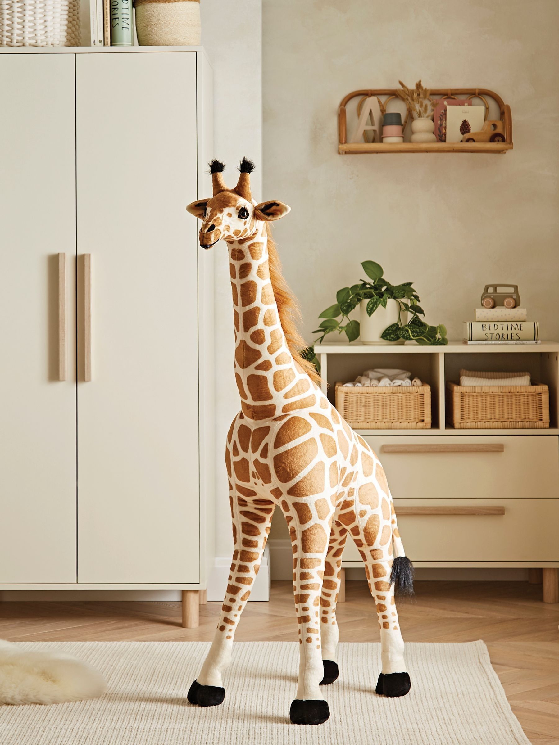 CuddleCo Medium Standing Giraffe Stuffed Animal, Multi - Image 3