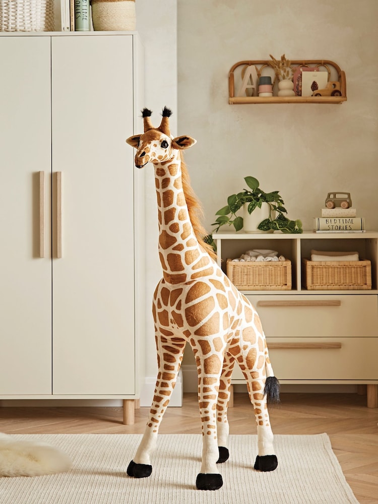 Cuddleco Yellow Medium Standing Giraffe Stuffed Animal - Image 1 of 6