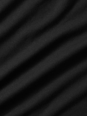 Athleta Black Signature Rib Square Neck Crop Tank Top - Image 5 of 5
