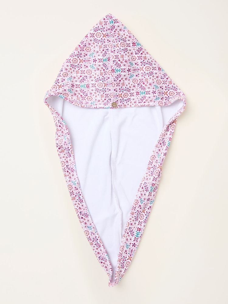 FatFace Multi Floral Microfibre Hair Towel - Image 1 of 2