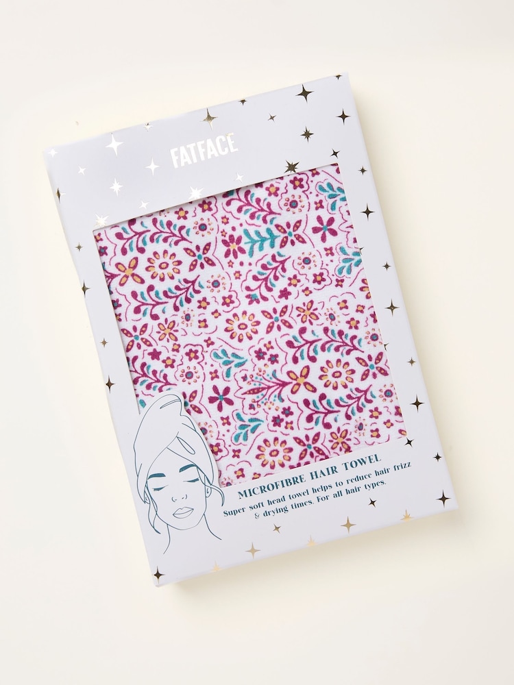 FatFace Multi Floral Microfibre Hair Towel - Image 2 of 2