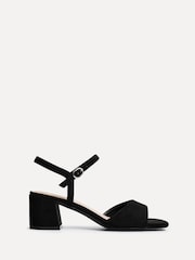 Preto - Linzi Darlene Low Block Heeled Sandals - Imagem 2 de 5