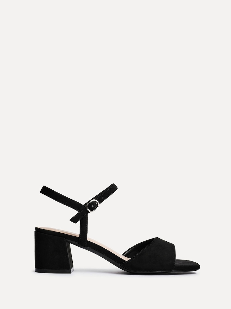 Preto - Linzi Darlene Low Block Heeled Sandals - Imagem 2 de 5
