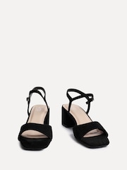 Preto - Linzi Darlene Low Block Heeled Sandals - Imagem 3 de 5