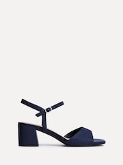 Azul - Linzi Darlene Low Block Heeled Sandals - Imagem 3 de 6