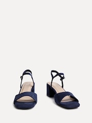 Azul - Linzi Darlene Low Block Heeled Sandals - Imagem 4 de 6